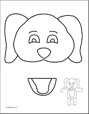 Paper Bag Puppet: Animals – Dog