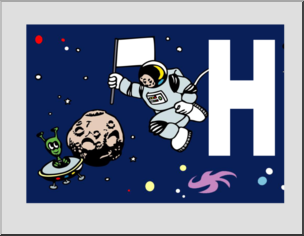 Space-Themed “Happy Birthday” Banner