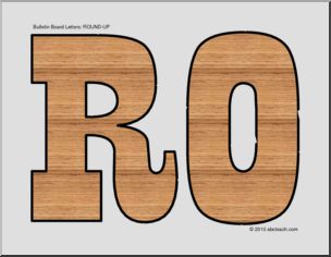 Bulletin Board: Wood Design Letters “Round-Up”