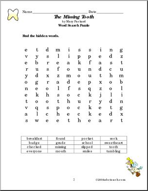 Book: The Missing Tooth (primary) – Abcteach