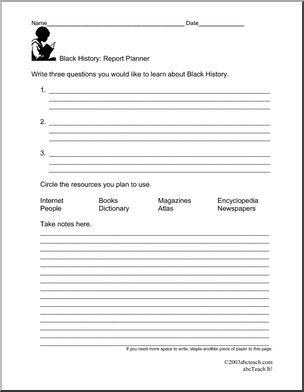 Research and Report: Black History