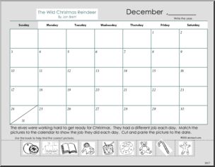 Book: The Wild Christmas Reindeer  Calendar Set (primary)