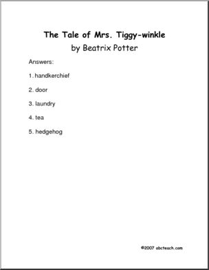The Tale of Mrs. Tiggywinkle (primary) Book