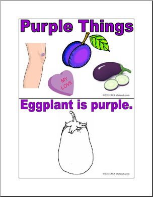 Purple Things (Booklet)’ Coloring Pages
