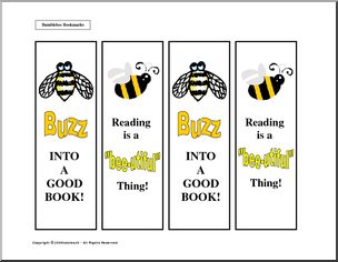 Bookmarks: Bumblebee – Abcteach