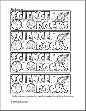 science bookmarks printable