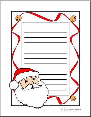 Border Paper: Christmas – Bells and Santa