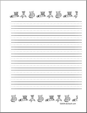 Where the Wild Things Are (primary) Border Paper