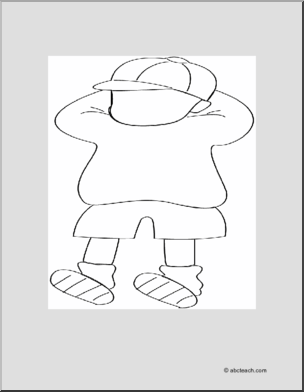 Coloring Page: Boy – Abcteach
