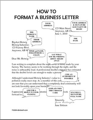 Business Letter “How to” Posters