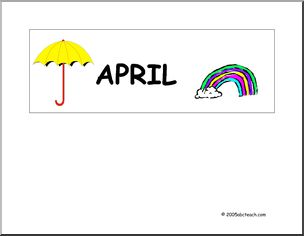 Calendar: April (header)