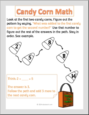 Candy Corn Counting – addition (grades 1-2) Math