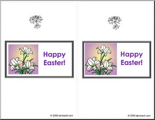 Candy Wrapper: Easter – lilies