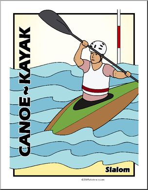 Poster: Sports – Slalom Canoeing (color)