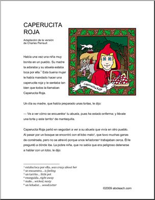 Spanish: Lectura Ã± Caperucita Roja