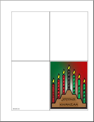 Greeting Card: Joyous Kwanzaa (color)