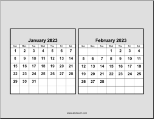 2023 CD Calendar Project – Abcteach