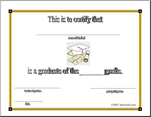 Certificate: Graduate (any grade)