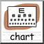 Clip Art: Basic Words: Chart Color (poster)