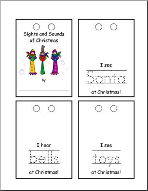 Christmas – Mini-Booklets (primary) Color and Write