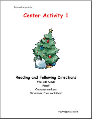 Christmas – decorate a tree Learning Center