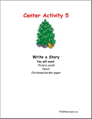 Christmas – picture prompt writing Learning Center