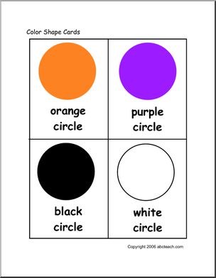 Flashcards: Color & Shapes