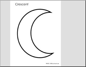 Coloring Page: Crescent