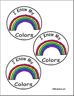 Badge: I Know My Colors! (preschool)