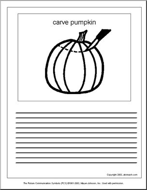 Pumpkin Color and Write