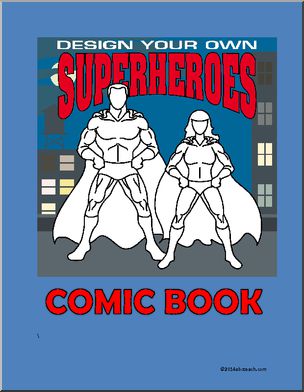 Template: Comic Book – DYO Superheroes (multi-age)