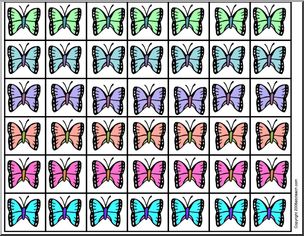 Butterflies (color) Counters