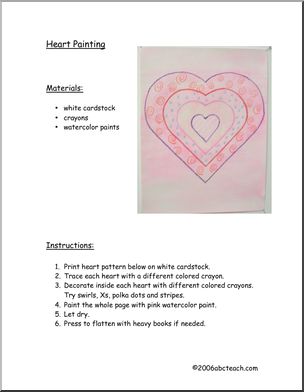 Craft: Heart Painting