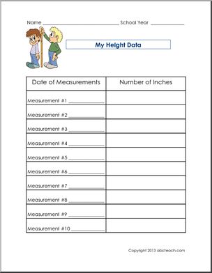 Data Folder: My Height Measurements