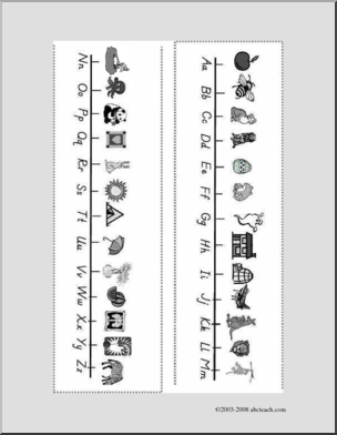 Desk Tape: Manuscript Aa-Zz (DN-Style Font) (b/w)