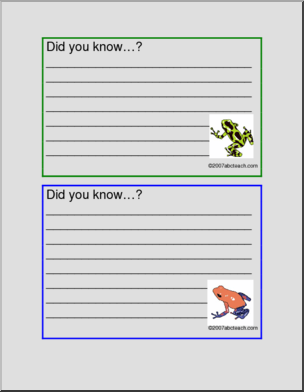 Did You Know? Amphibians (color)