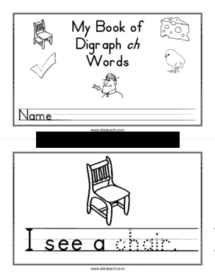 My Book of Digraph ch Words