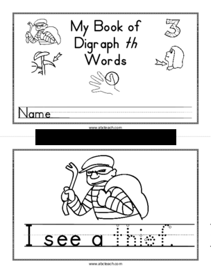 My Book of Digraph th Words