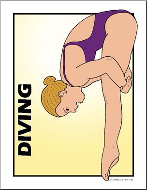Poster: Sports – Diving (color)
