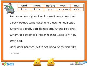 Interactive: Notebook: Phonics: Dolch Set 4: Find the Words
