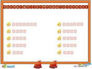 Interactive: Notebook: Phonics: Dolch Set 4: Spelling (with audio)