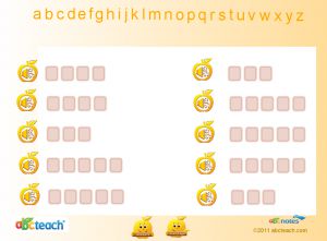 Interactive: Notebook: Phonics: Dolch Set 5: Spelling (with audio)