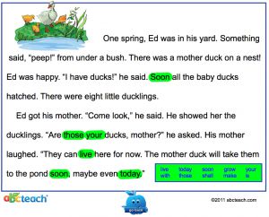 Interactive: Notebook: Phonics: Dolch Set 7: Identify the Words