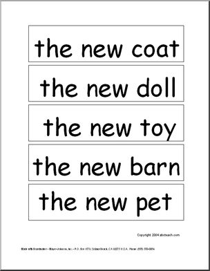 Word Wall: Sight Word Phrases (set 2)