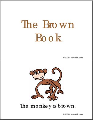 Early Reader Booklet: Colors – The Brown Book