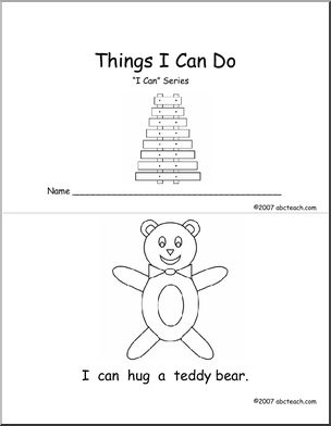 Early Reader: “I can… ” (b/w)