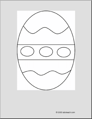 Coloring Page: Easter – Easter Egg