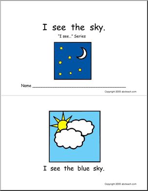 Early Reader: I see (sky – color)
