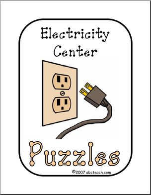 Center Sign: Electric Center – Puzzles