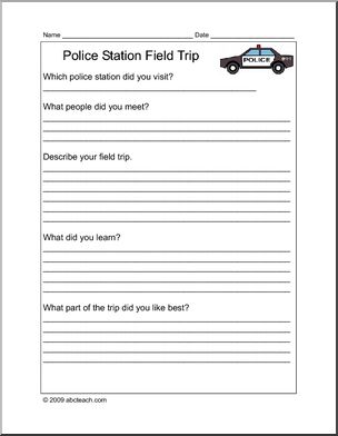 Report Form: Field Trip – Police Station (elementary)